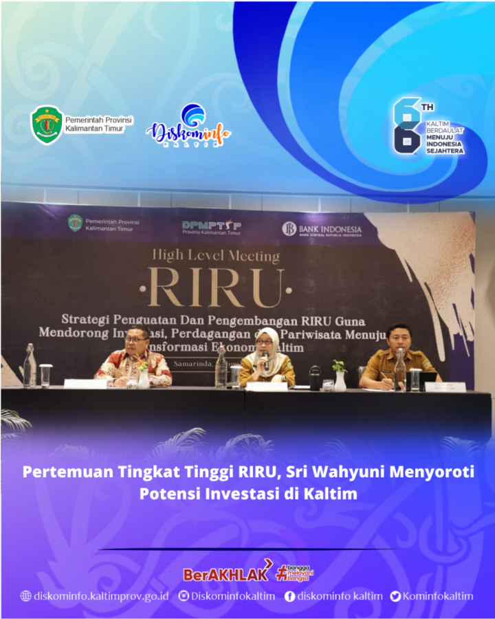 Pertemuan Tingkat Tinggi RIRU, Sri Wahyuni Menyoroti Potensi Investasi di Kaltim