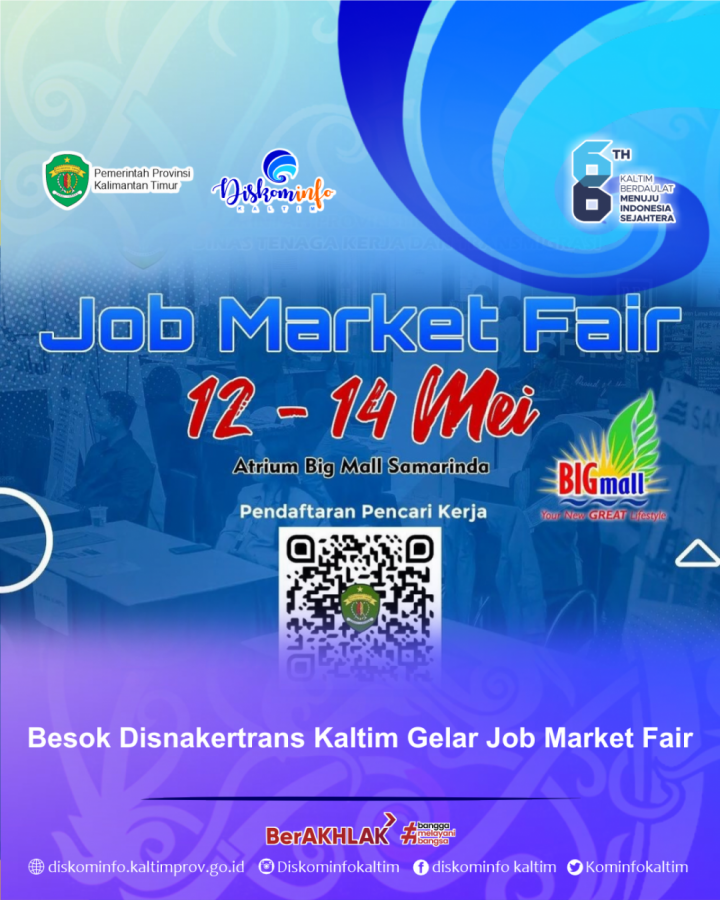 Besok Disnakertrans Kaltim Gelar Job Market Fair