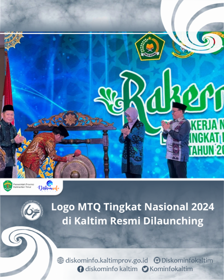 Logo MTQ Tingkat Nasional 2024 di Kaltim Resmi Dilaunching