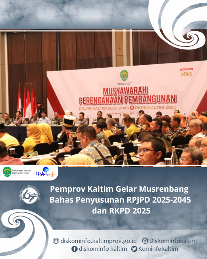 Pemprov Kaltim Gelar Musrenbang Bahas Penyusunan RPJPD 2025-2045 dan RKPD 2025