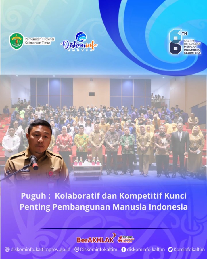 Puguh :  Kolaboratif dan Kompetitif Kunci Penting Pembangunan Manusia Indonesia