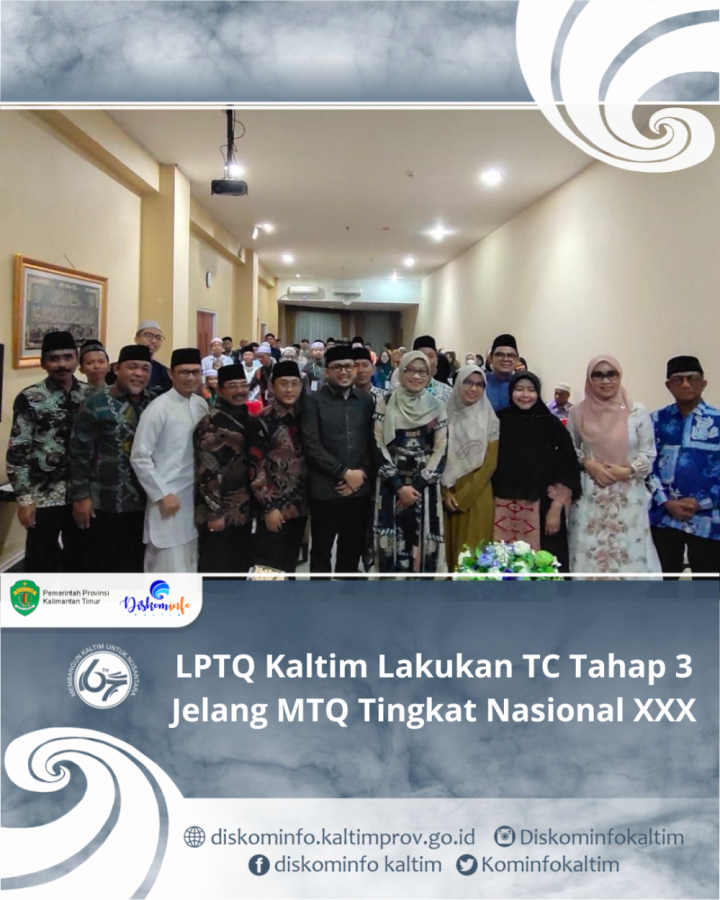 LPTQ Kaltim Lakukan TC Tahap 3 Jelang MTQ Tingkat Nasional XXX