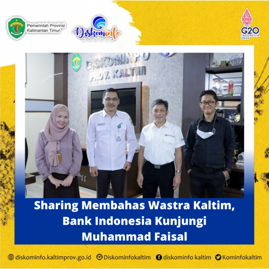 Sharing Membahas Wastra Kaltim, Bank Indonesia Kunjungi Muhammad Faisal