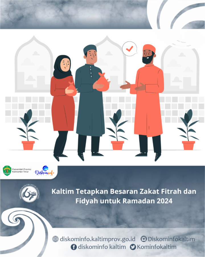 Kaltim Tetapkan Besaran Zakat Fitrah dan Fidyah untuk Ramadan 2024