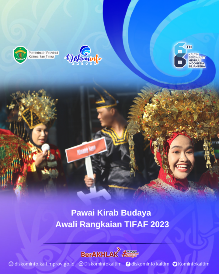 Pawai Kirab Budaya Awali Rangkaian TIFAF 2023