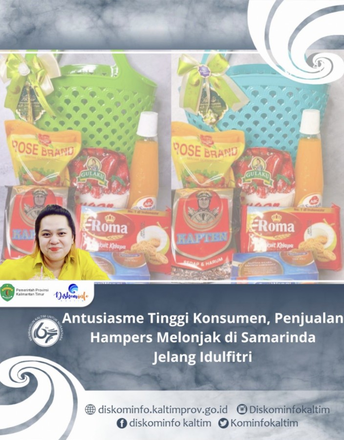 Antusiasme Tinggi Konsumen, Penjualan Hampers Melonjak di Samarinda Jelang Idulfitri